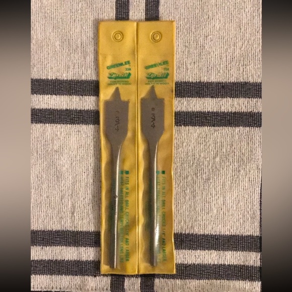 Vintage Greenlee 33A Wood Boring Spade Bits~3/4” & 1” - Picture 3 of 10